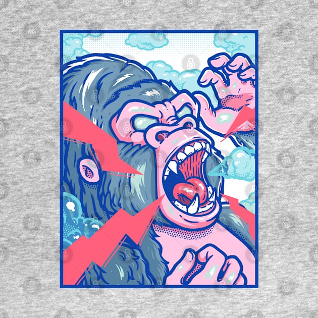 Angry Gorilla by wehkid